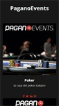 Mobile Screenshot of paganoevents.com